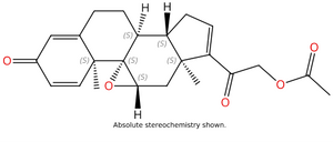 21-(Acetyloxy)-9b,11b-epoxy-pregna-1,4,16-triene-3,20-dione