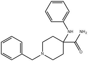 4-(Phenylamino)-1-(phenylmethyl)-4-piperidinecarboxamide