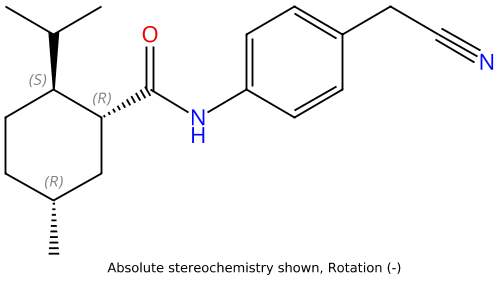 N-p-Benzene Acetonitrile Menthane Carboxamide