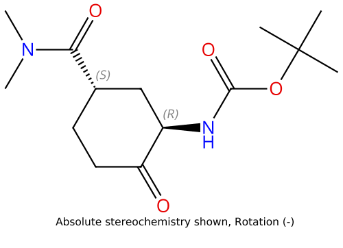 tert-Butyl (1R,5S)-5-(dimethylcarbamoyl)-2-oxocyclohexylcarbamate