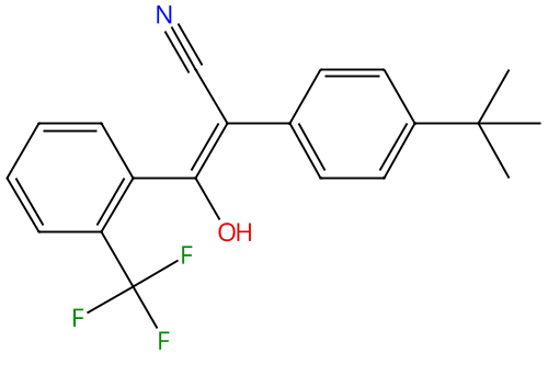 4-(1,1-Dimethylethyl)-alpha-[hydroxy[2-(trifluoromethyl)phenyl]methylene]benzeneacetonitrile