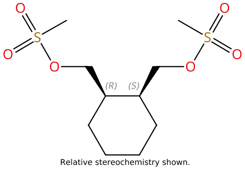 Cyclohexane-1,2-diyldimethanediyl dimethanesulfonate