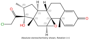 21-Chloro-9b,11b-epoxy-17-hydroxy-16a-methyl-pregna-1,4-diene-3,20-dione