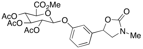 (R)-5-(3-Hydroxyphenyl)-3-methyl-2-oxazolidinone 2,3,4-Tri-O-acetyl-β-D-glucuronide Methyl Ester