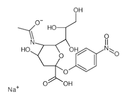 2-O-(p-Nitrophenyl)-alpha-D-N-acetylneuraminic acid sodium salt hydrate