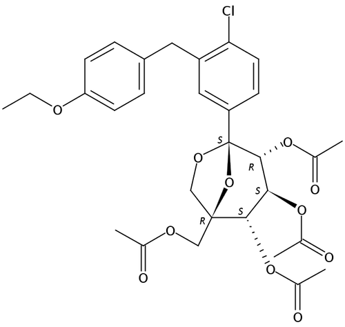 Ertugliflozin Tetraacetate