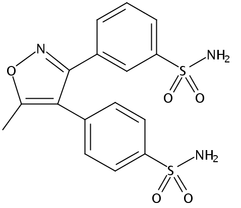 3-[4-[4-(Aminosulfonyl)phenyl]-5-methyl-3-isoxazolyl]benzenesulfonamide