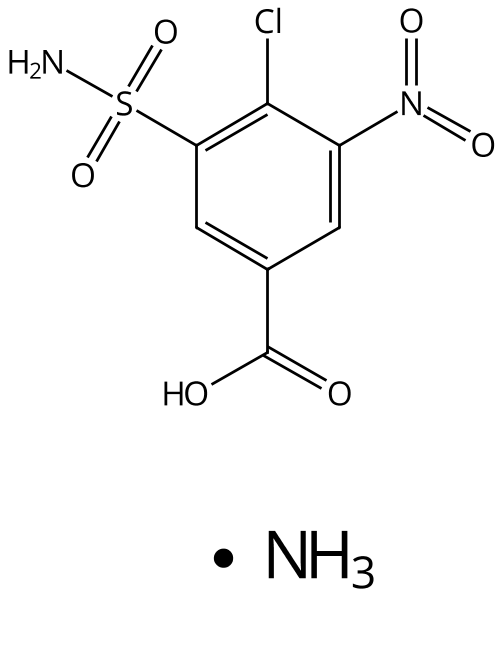 Benzoic acid, 3-(aminosulfonyl)-4-chloro-5-nitro-, ammonium salt