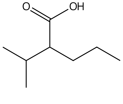 Pentanoic acid, 2-(1-methylethyl)-
