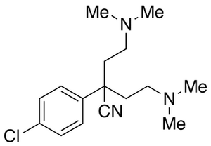 α,α-Bis[2-(dimethylamino)ethyl]-4-chlorophenylacetonitrile