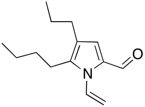 5-Butyl-4-propyl-1-vinyl-1H-pyrrole-2-carbaldehyde