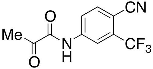 N-[4-Cyano-3-(trifluoromethyl)phenyl]-2-oxopropanamide