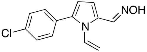 5-(4-Chlorophenyl)-1-vinyl-1H-pyrrole-2-carbaldehyde oxime