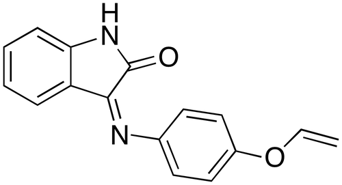 3-[[4-(Ethenyloxy)phenyl]imino]-1,3-dihydro-2H-Indol-2-one