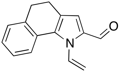 1-Ethenyl-4,5-dihydro-1H-benz[g]indole-2-carboxaldehyde