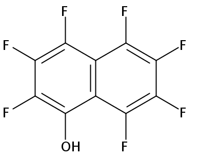 Heptafluoronaphthalenol-1