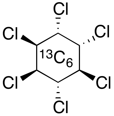 α-1,2,3,4,5,6-Hexachlorocyclohexane-13C6