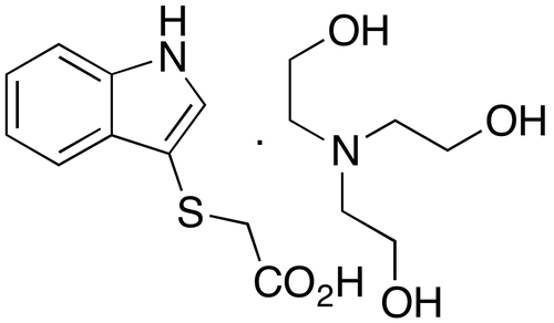 2-(1H-Indol-3-ylthio)acetic acid comp. with 2,2',2''-nitrilotris[ethanol]