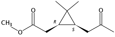 Methyl (1R,3S)-2,2-dimethyl-3-(2-oxopropyl)-cyclopropaneacetate