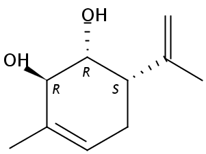 (1R,2R,6S)-3-Methyl-6-(1-propen-2-yl)cyclohex-3-ene-1,2-diol