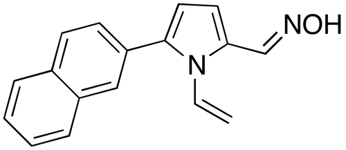 5-(Naphthalen-2-yl)-1-vinyl-1H-pyrrole-2-carbaldehyde oxime