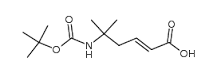 (2E)-5-(tert-Butyloxycarbonylamino)-5-methylhex-2-enoic acid