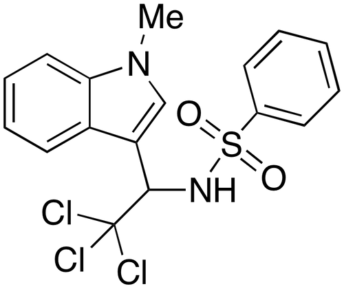 N-(2,2,2-Trichloro-1-(1-methyl-1H-indol-3-yl)ethyl)benzenesulfonamide