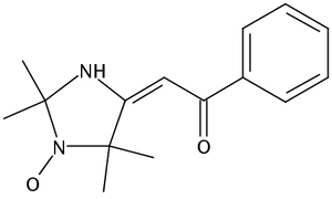 2,2,5,5-Tetramethyl-4-phenacetyliden-imidazoline-1-oxyl, free radical
